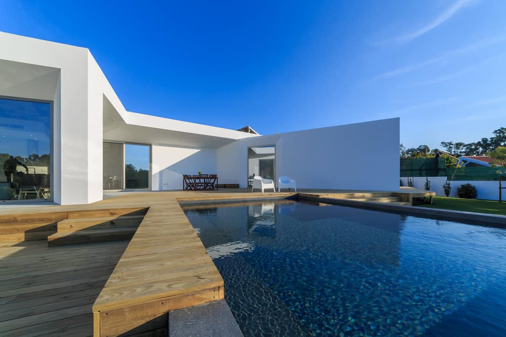 over water deck