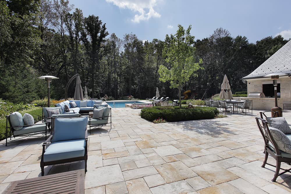 large open deck patio