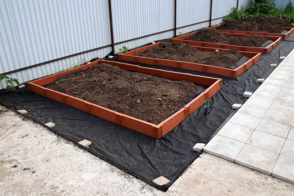 skirted raised garden