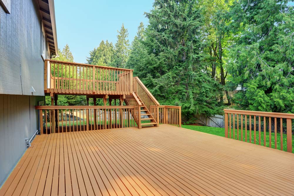 double layered deck
