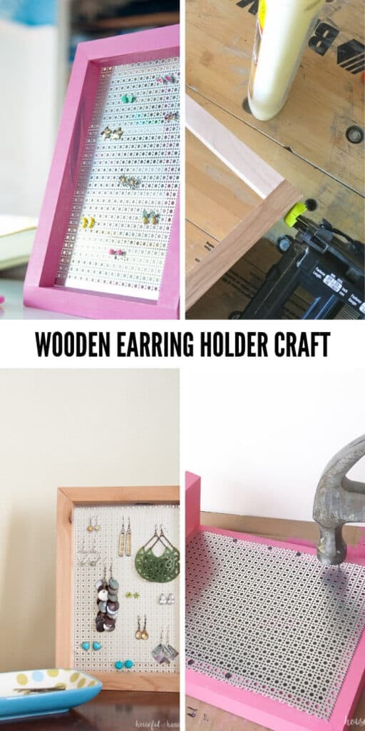 Don't mis place those earnings any more, Wooden Earring Holder - Quick and easy wood project for the whole family