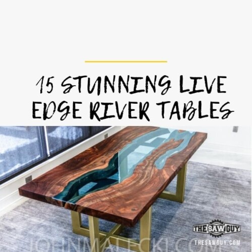 15 Stunning DIY Live Edge River Tables The Saw Guy