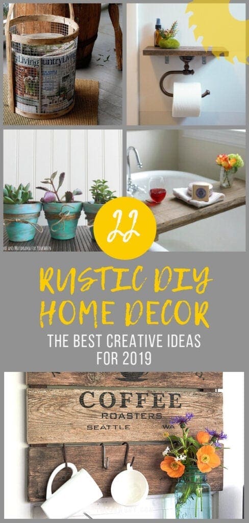 22 Rustic DIY Home Decor Ideas - thesawguy.com