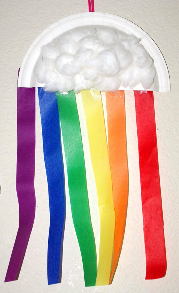 Streamer Rainbows Add some color and happiness to your child's day when you craft these streamer rainbows. They are super easy to make and you need very few materials. These would also make fantastic gifts for neighbors and friends. thesawguy.com