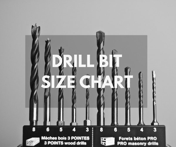 Irwin Drill Bit Size Chart