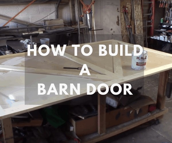 how to build a barn door