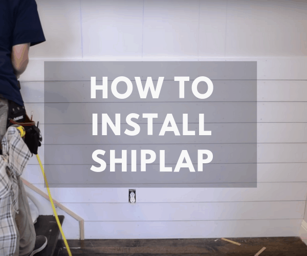 How to Install Shiplap The Saw Guy