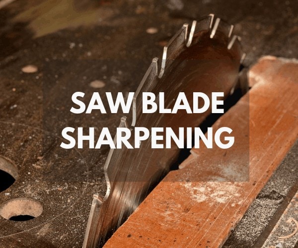 saw blade sharpening