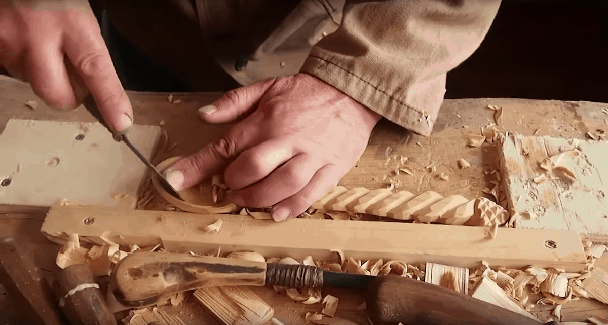 Woodworker woodworking