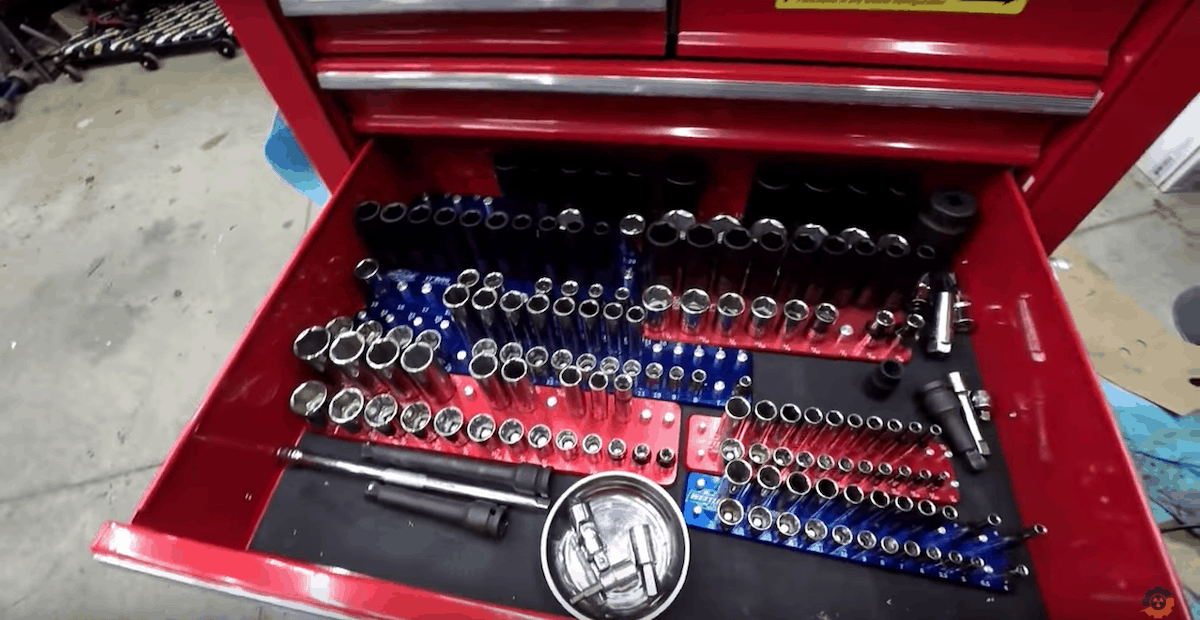 6 Piece Socket Drawer Organizers For Auto Mechanic Garage Shop Socket Tools