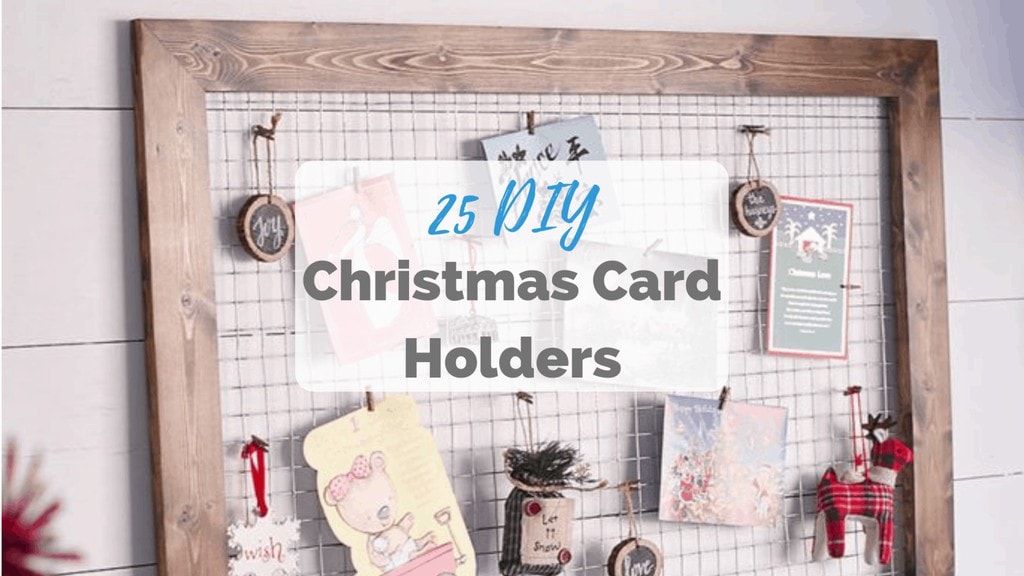 DIY Christmas Card Holders