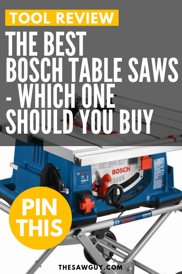 The Best Bosch Table Saws The Saw Guy