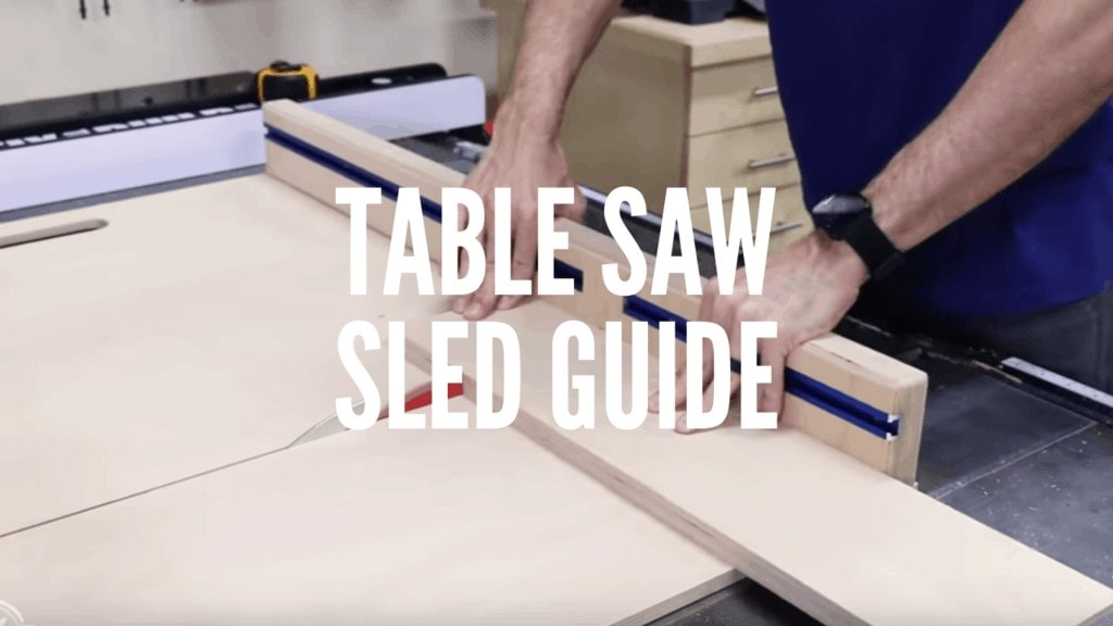 Table Saw Sled Guide