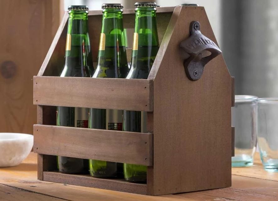 52 Easiest Woodworking Projects For Beginners: Beer Caddy