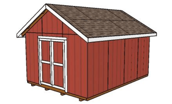 12x16 Shed Plans: Garden shed