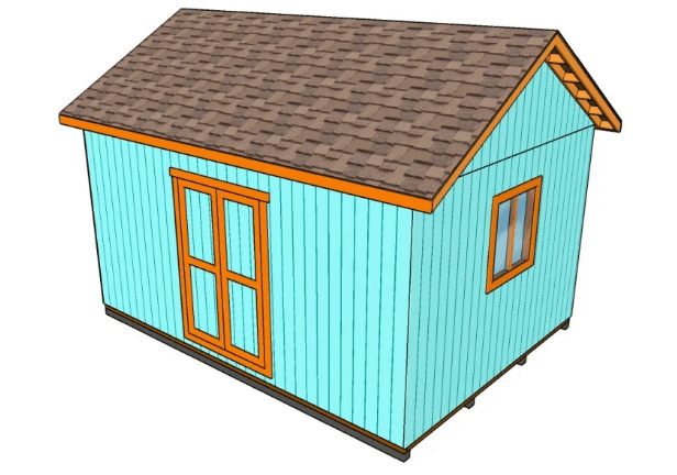 12x16 Shed Plans: Storage Shed