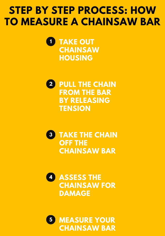 Measure a Chainsaw Bar